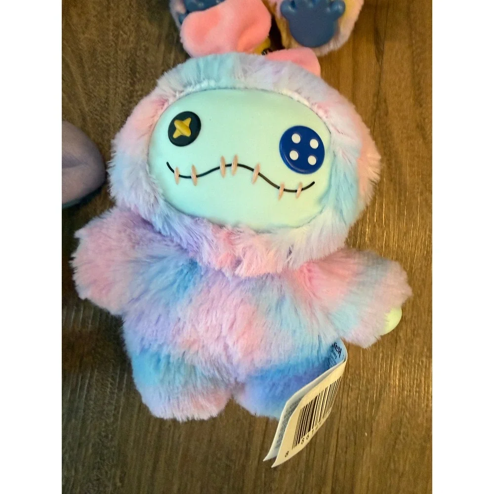Disney Stitch Angel Scrump Tie Dye Plush Keychain Set 4pc Just Play 14339